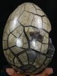 Septarian Dragon Egg Geode With Removable Section #33724-3